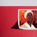 Black History Month stamp honouring Marie Joseph Angélique by Scooter Design