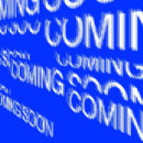 Type illustration saying Coming Soon