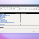 An excel document of someone's heuristic analysis.