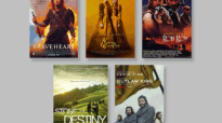 Collage of five movie posters