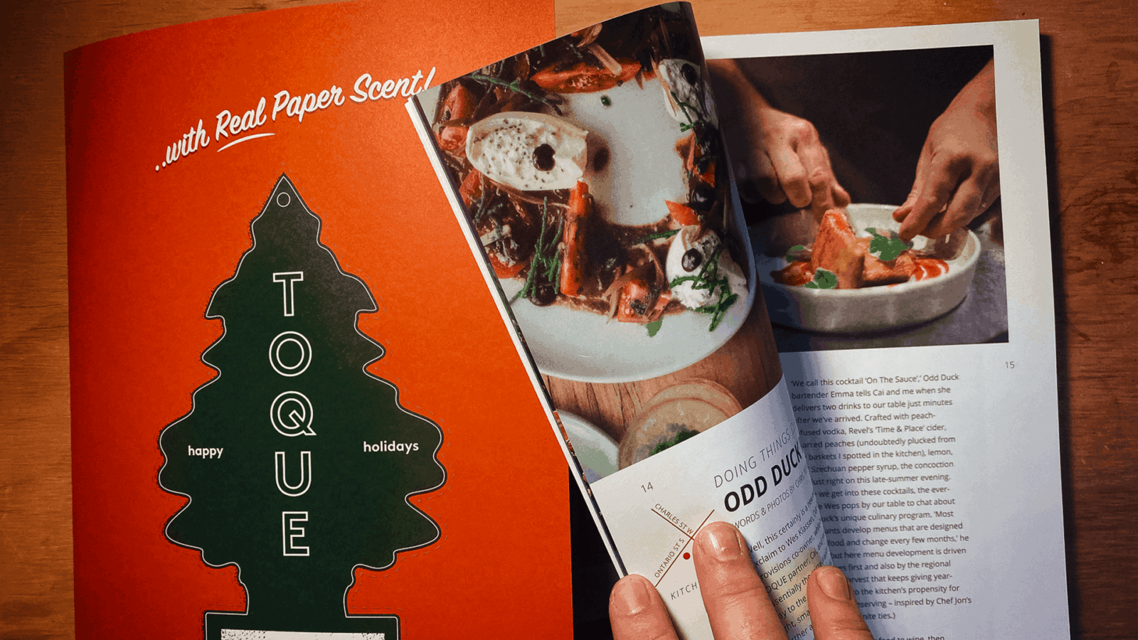 Toque Magazine RGD | “...with Real Paper Scent” TOQUE Magazine®