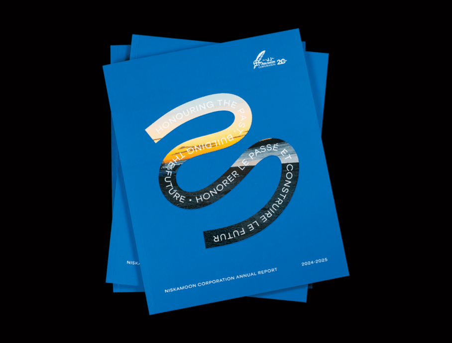 Niskamoon Corporation 2024–25 Report front cover.