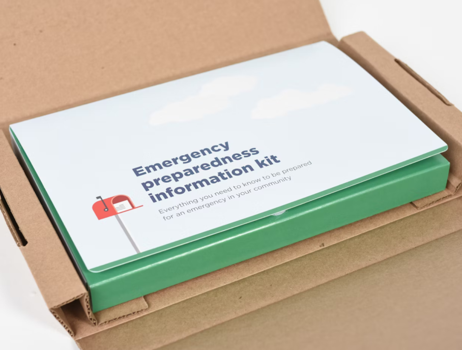 Be Prepared For Emergency packaged Information Kit