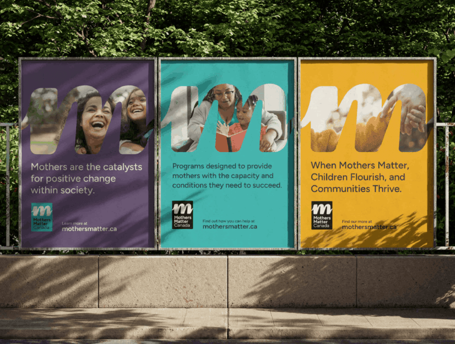 Mothers Matter Canada campaign OOH posters