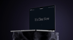 Resolution website preview on a laptop